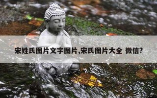 宋姓氏图片文字图片,宋氏图片大全 微信?