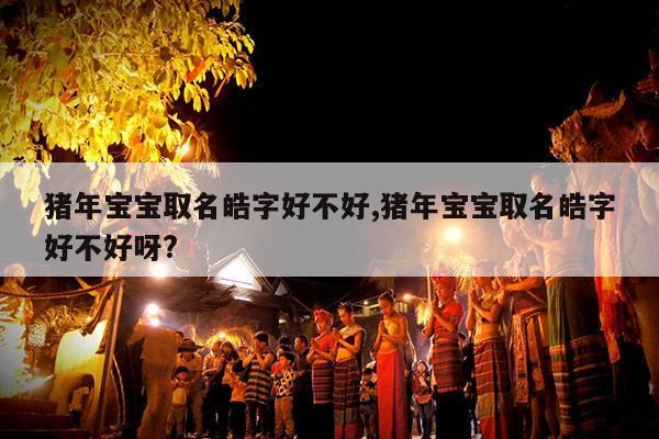 猪年宝宝取名皓字好不好,猪年宝宝取名皓字好不好呀? 第1张 猪年宝宝取名皓字好不好,猪年宝宝取名皓字好不好呀? 第1张
